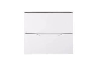 Orange Line Li-60Tuw+Ra тумба с раковиной подвесная, белый матовый